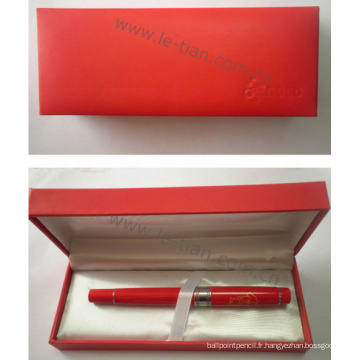 Chine Style stylo de cadeau de couleur rouge avec boîte Gfit (LT-C326)